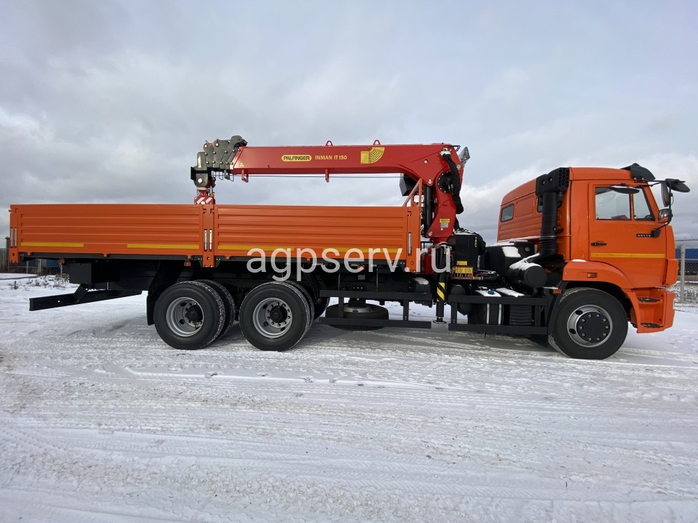 Автомобиль бортовой 438230 на шасси Камаз 65115-23094-50 с КМУ INMAN IT-150