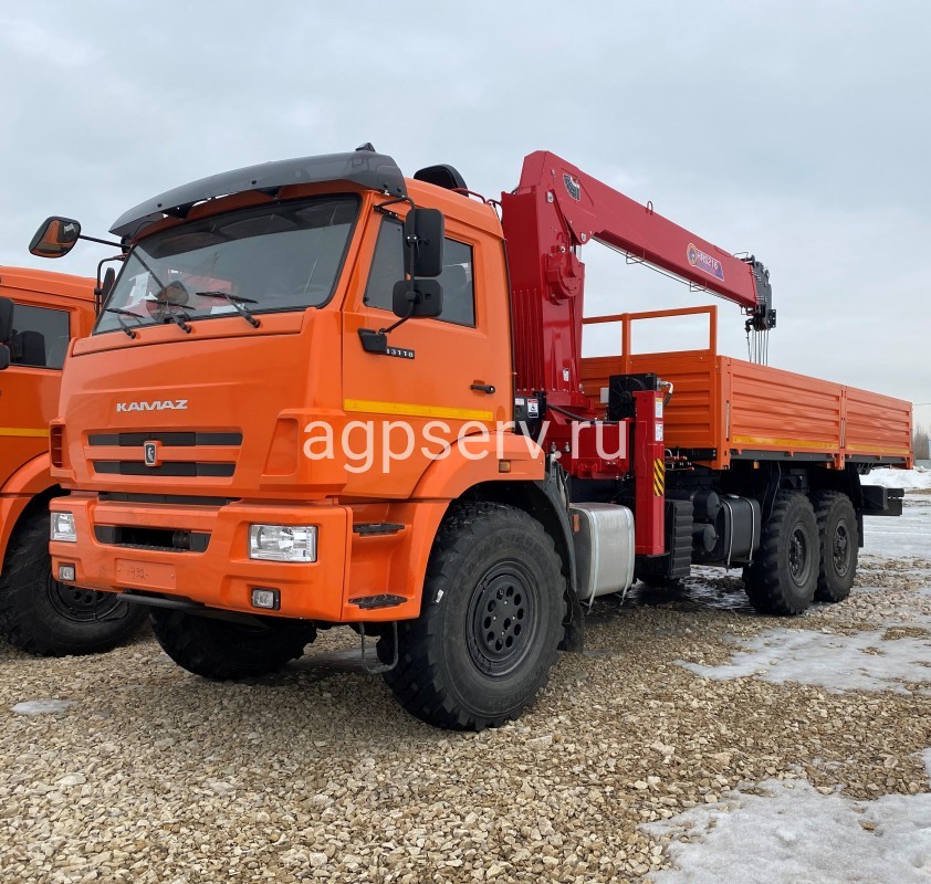 Автомобиль бортовой 438240 на шасси Камаз 43118-23027-50 с КМУ HORYONG HRS216