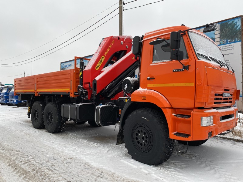 Автомобиль бортовой 438240 на шасси Камаз 43118-73094-50 с КМУ INMAN IM 320