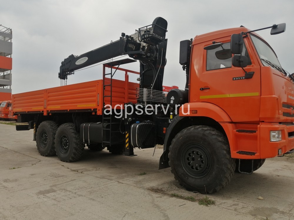 Автомобиль бортовой 438240-02 на шасси КАМАЗ 43118-73094-50 с КМУ ZTON876M
