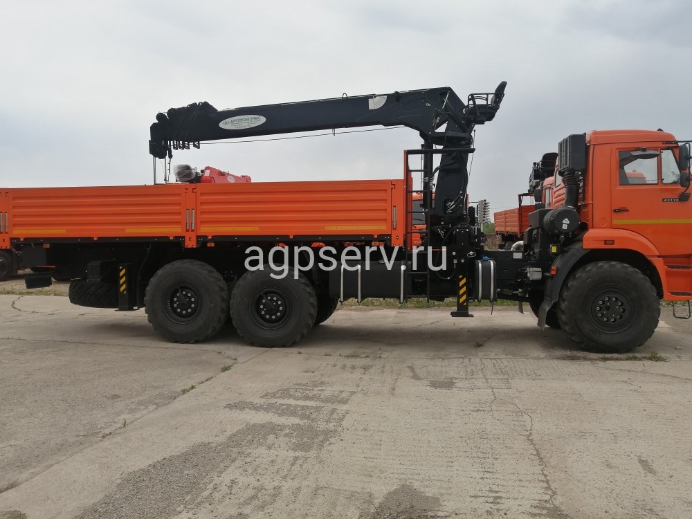 Автомобиль бортовой 438240-02 на шасси КАМАЗ 43118-73094-50 с КМУ ZTON876M